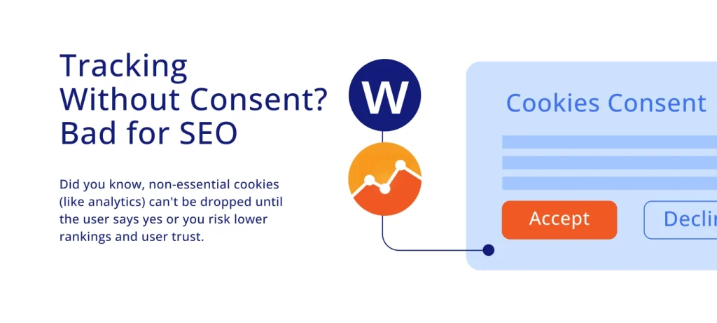 Tracking without consent is bad for seo