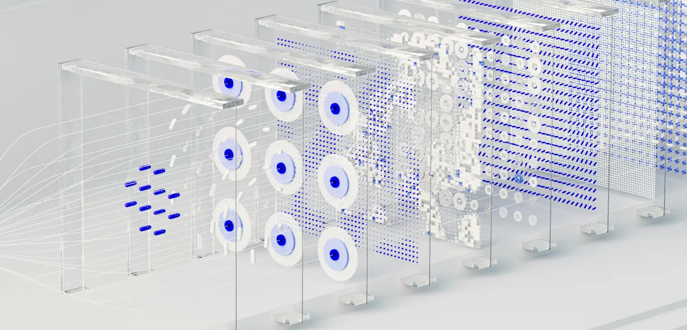 Abstract boxers with dots inside representing an overview of the about us pages for individuals across the uk.