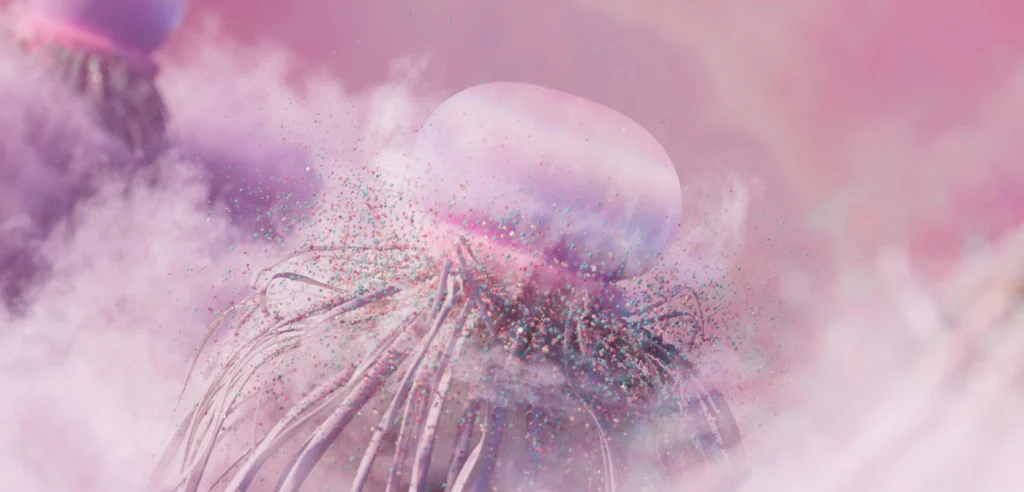 Abstract ai security graphic for data protection services in woking.