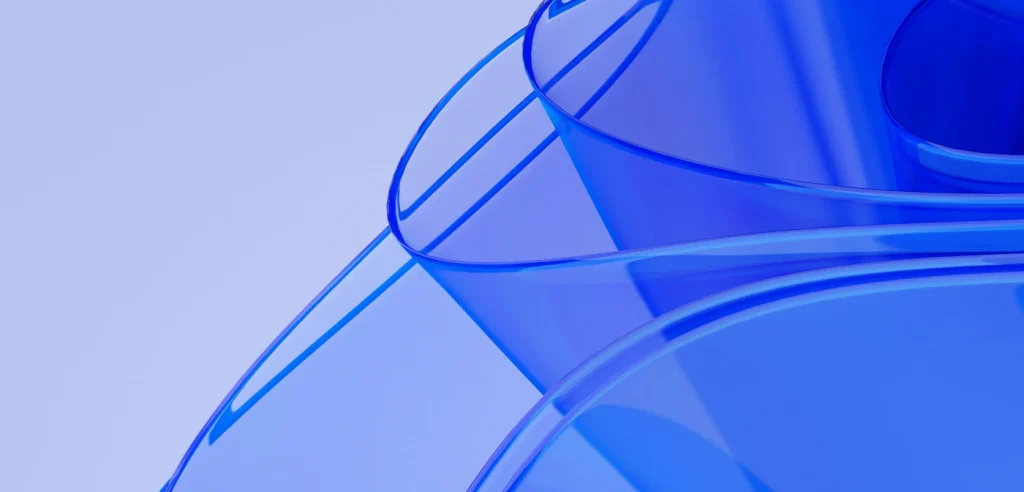 Abstract blue shape on the right representing solicitor services for document certification & witnessing.